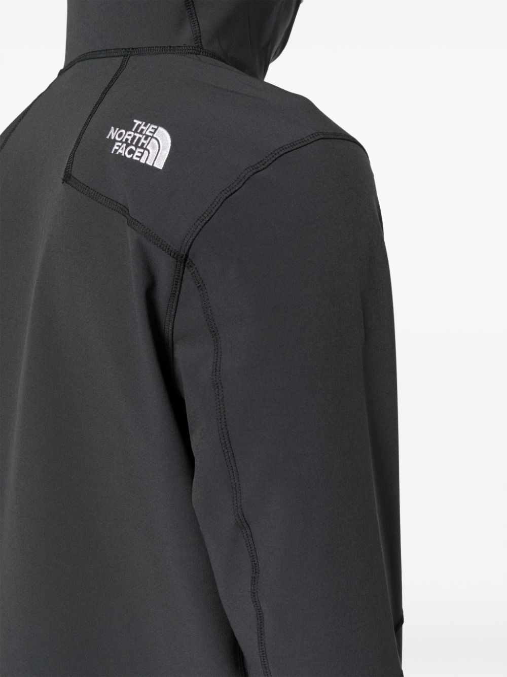Tech 2000S logo-patch hoodie