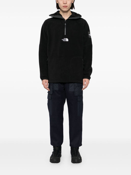 shearling hooded jacket
