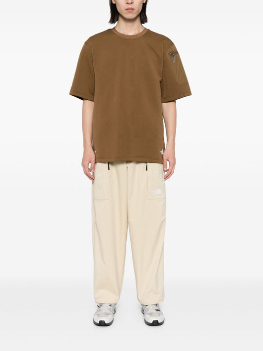 logo-embroidered trousers