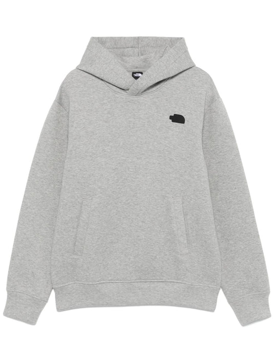 rubberised-logo hoodie