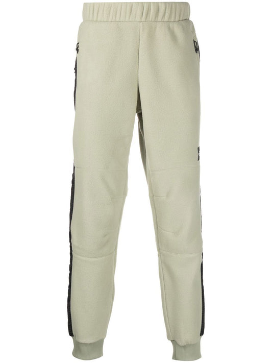 pantalon de survêtement en polaire à rayures latérales
