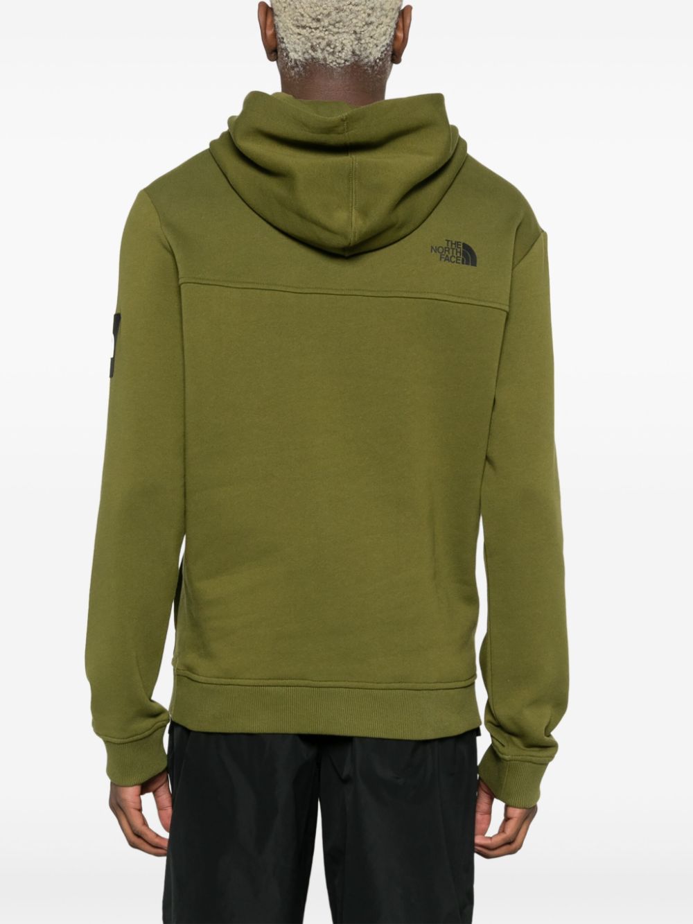 logo-print cotton hoodie