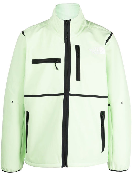 chest logo-print zipped jacket