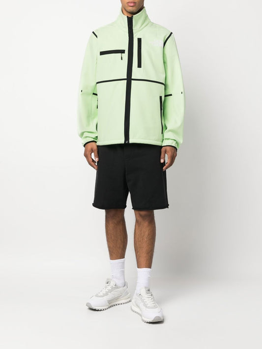 chest logo-print zipped jacket
