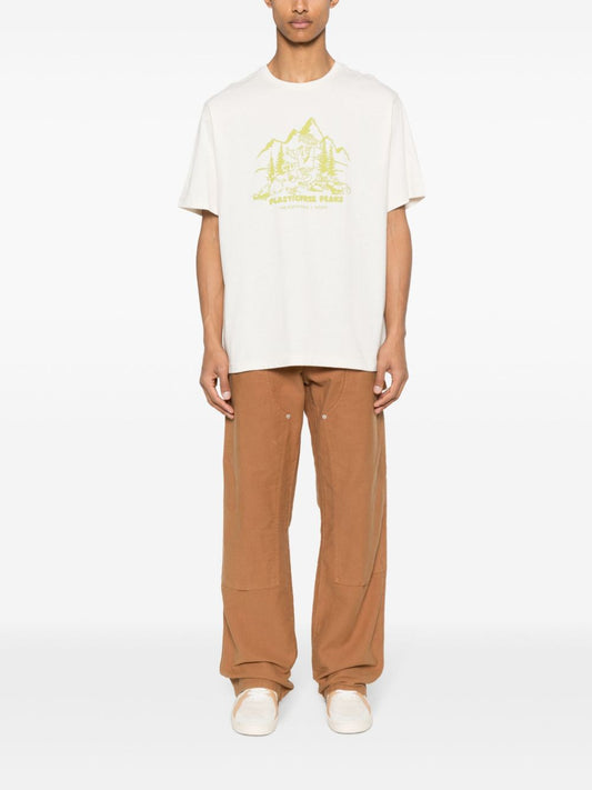 x T-shirt en coton Patron Nature