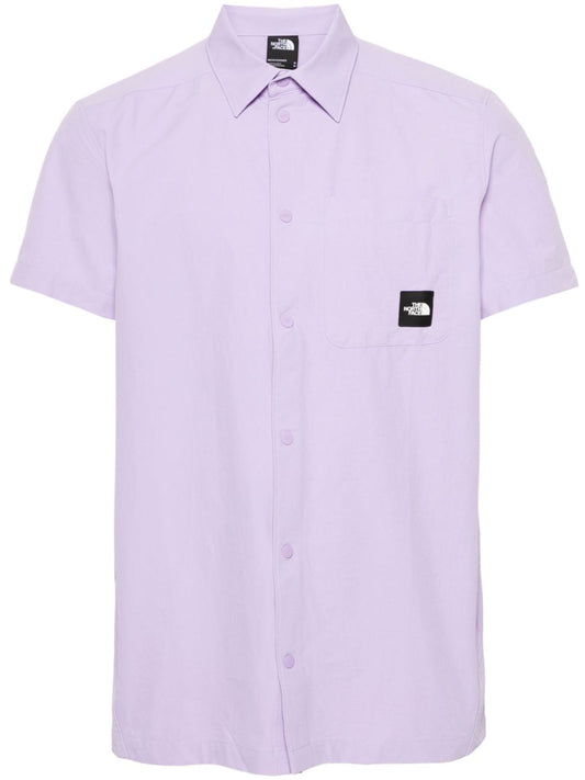 Murray logo-patch shirt