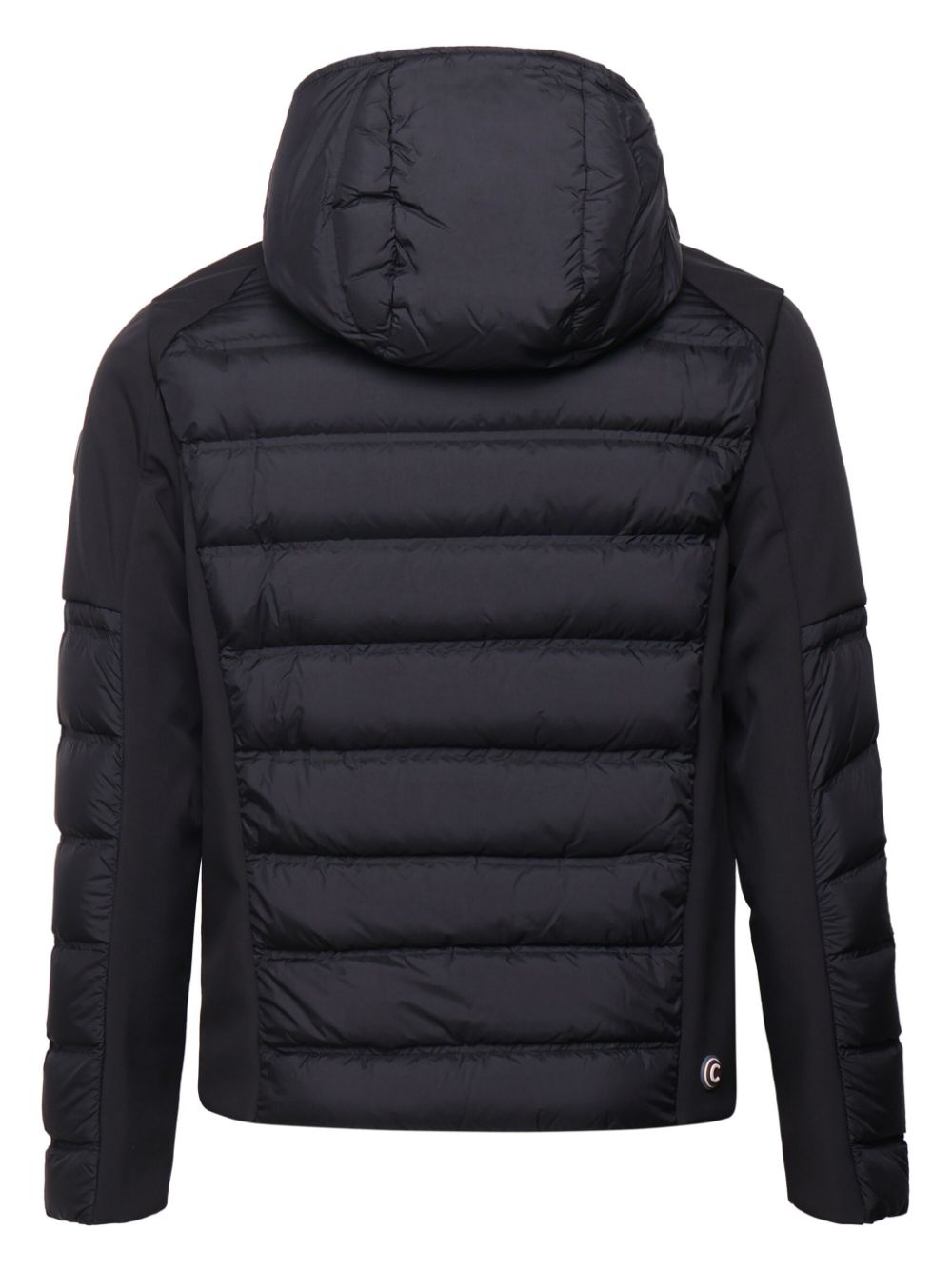 logo-appliqué padded jacket
