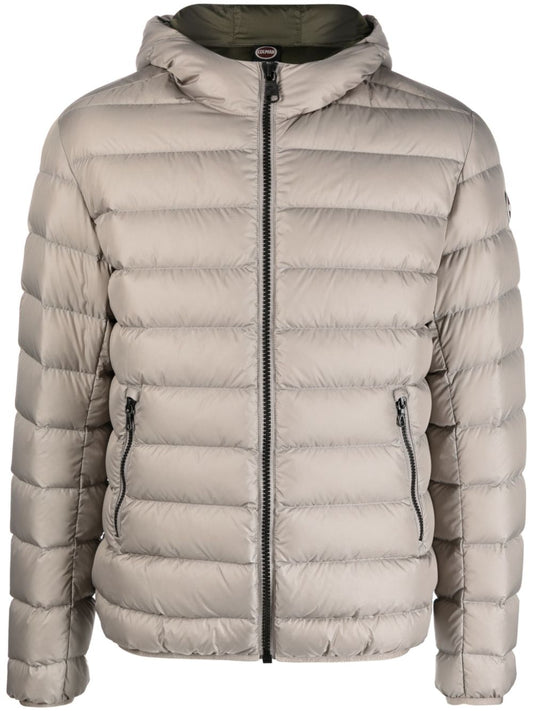 padded hooded jacket