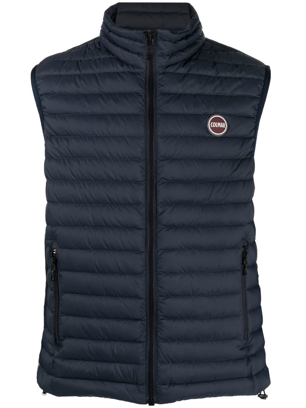 gilet rembourré avec logo en relief