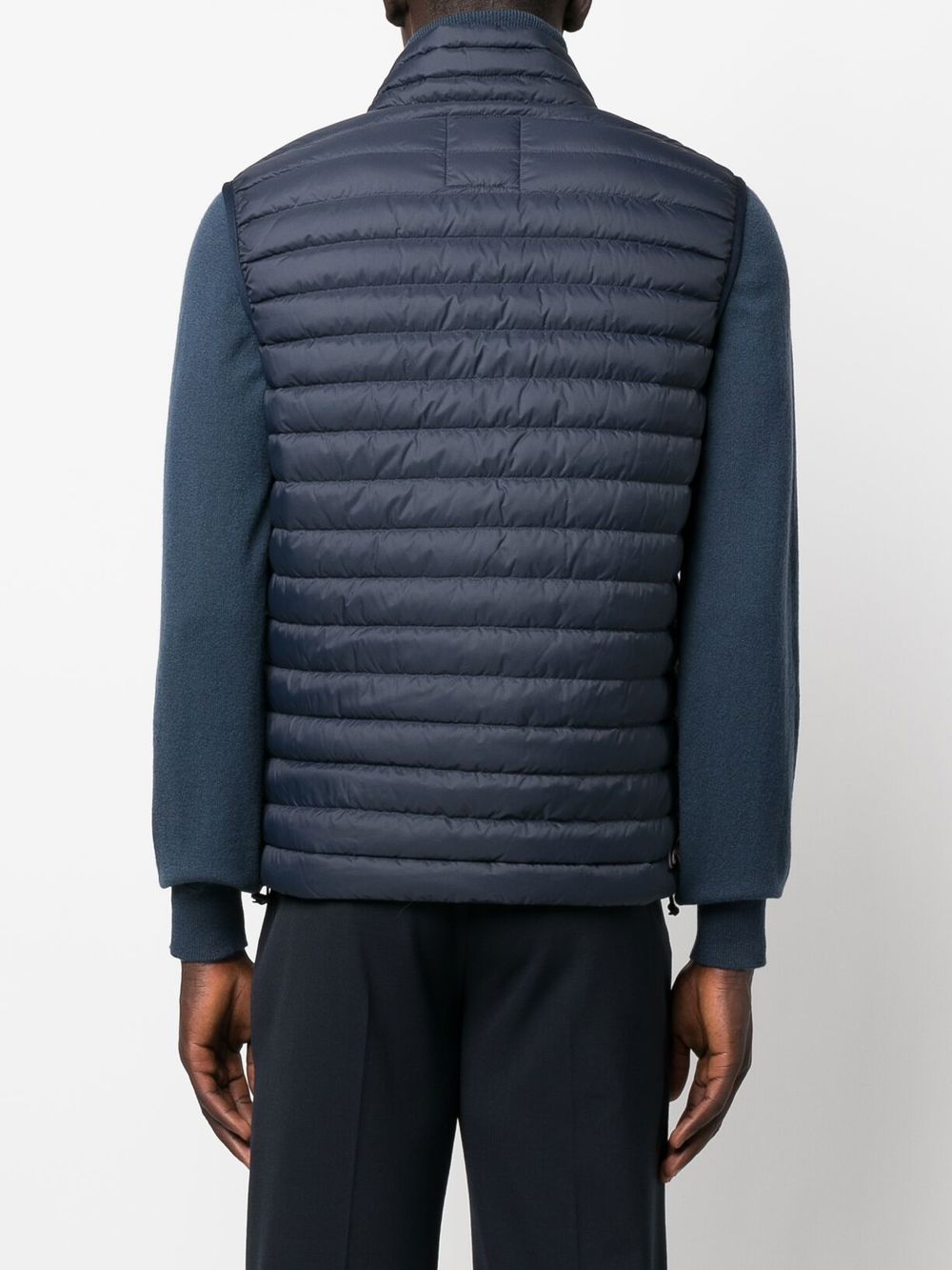 gilet rembourré avec logo en relief