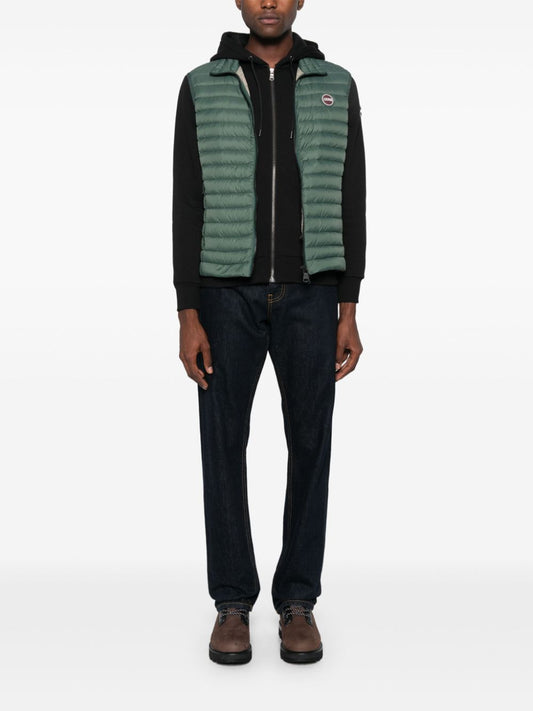 logo-appliqué zip-up hoodie