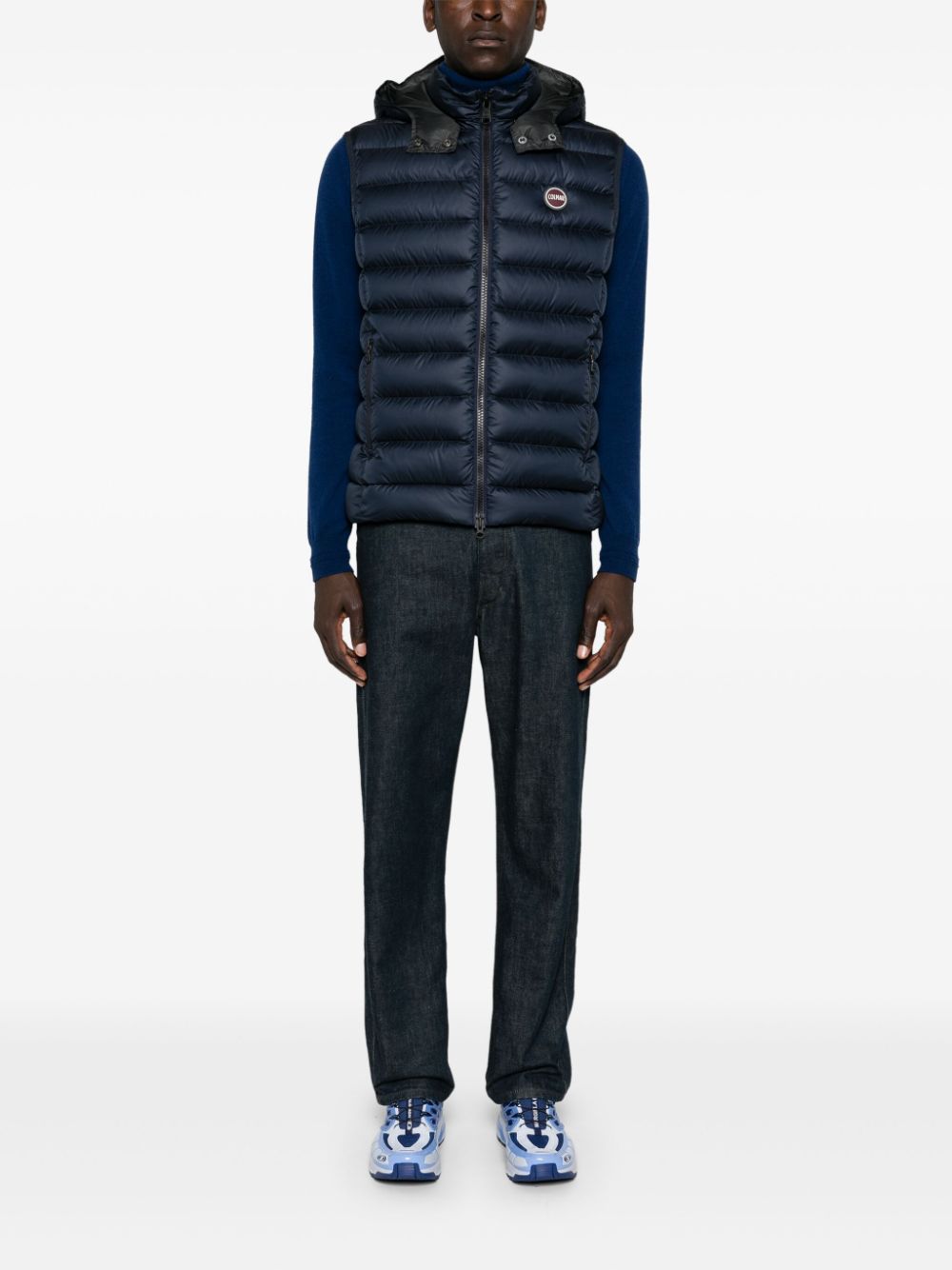 detachable-hood gilet