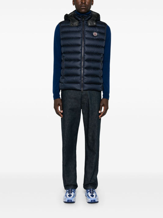 detachable-hood gilet