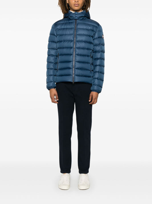 detachable-hood puffer jacket