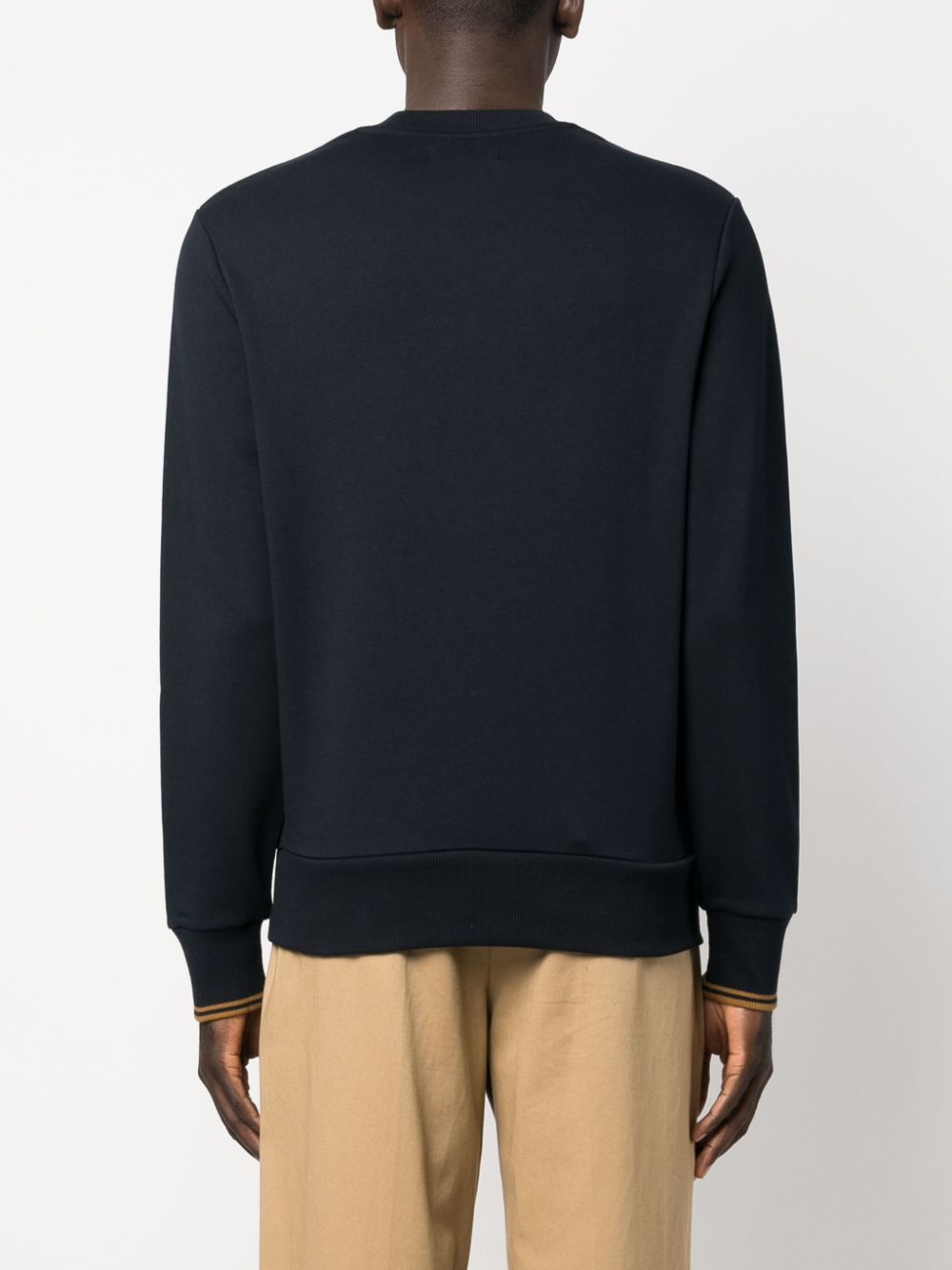 logo-embroidered cotton sweatshirt