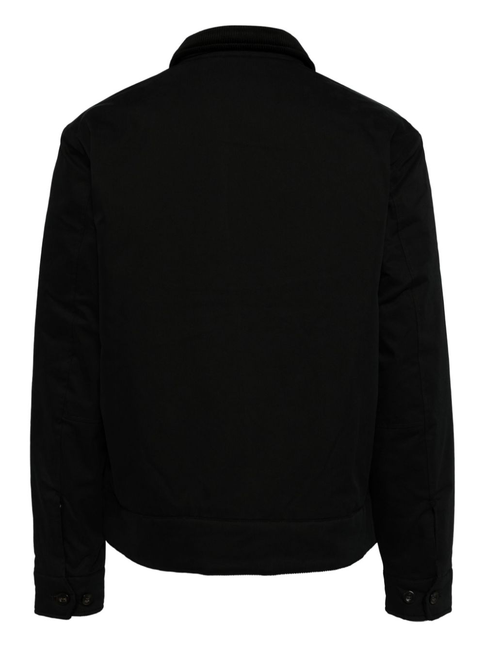 logo-embroidered zip-up bomber jacket