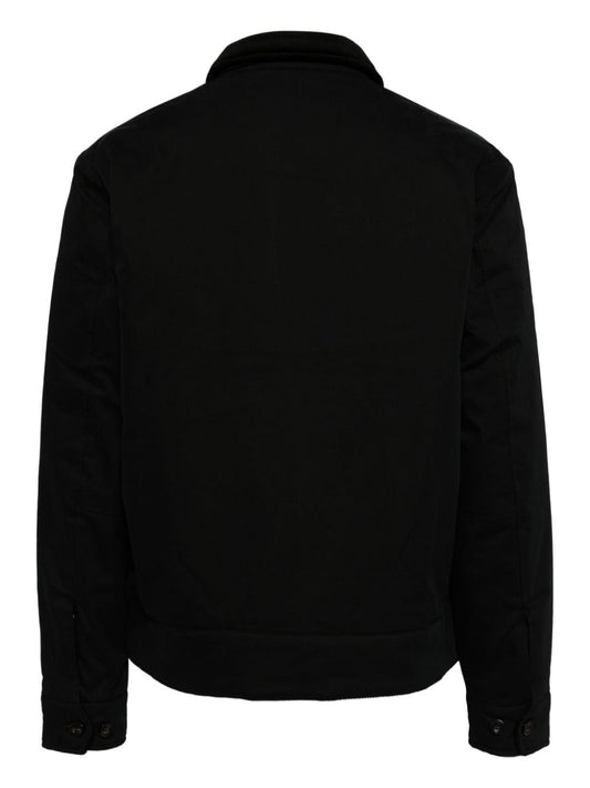 veste bomber zippée avec logo brodé