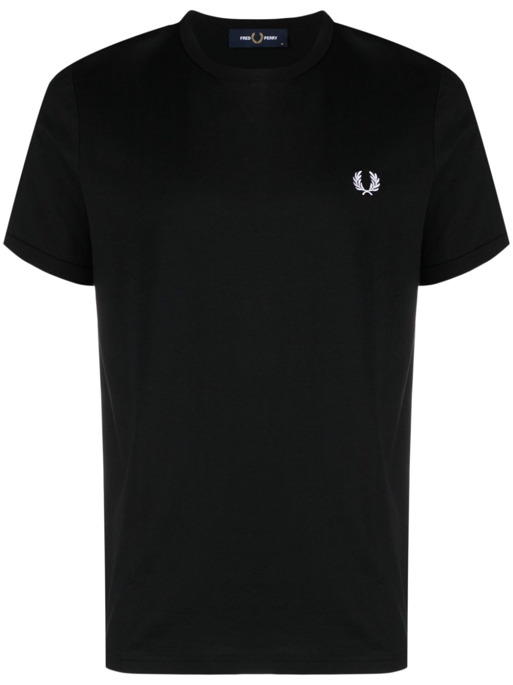 logo-embroidered cotton T-shirt