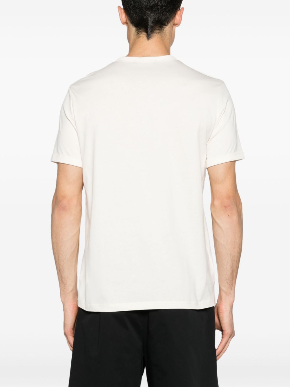 logo-embroidered cotton T-shirt