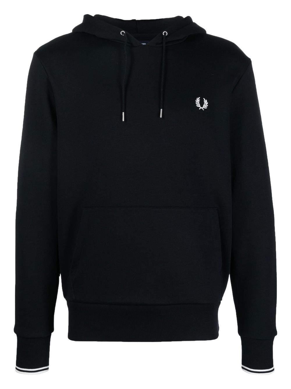 sweat à capuche avec logo brodé