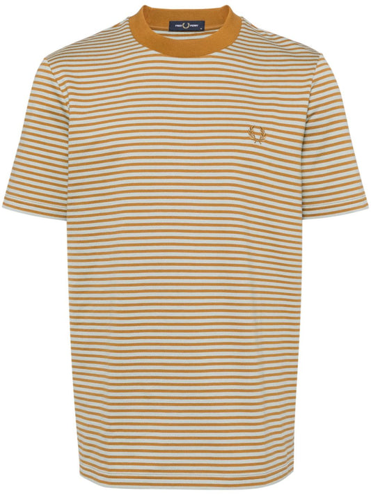 T-shirt en coton rayé
