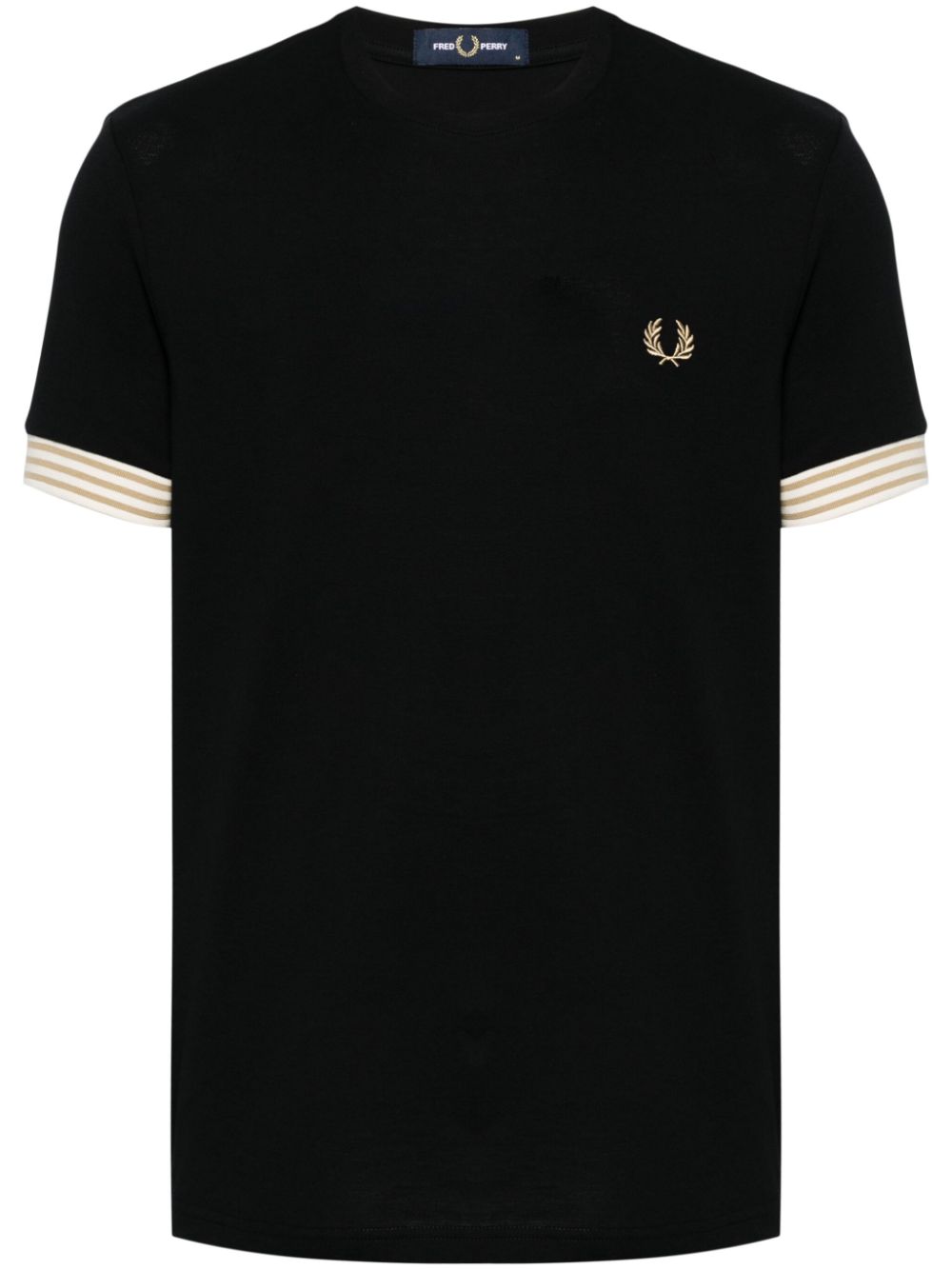 logo-embroidered cotton T-shirt