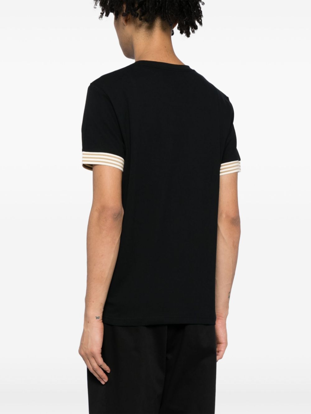 logo-embroidered cotton T-shirt