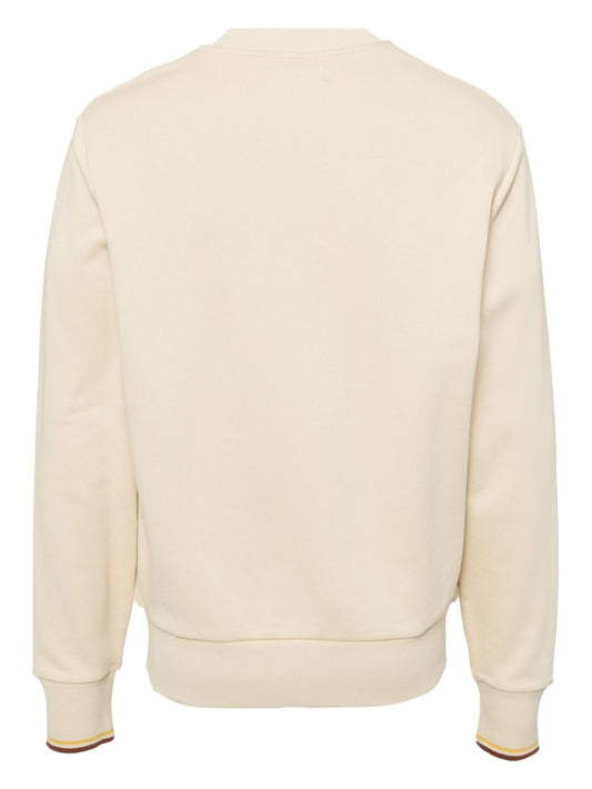 embroidered logo sweatshirt