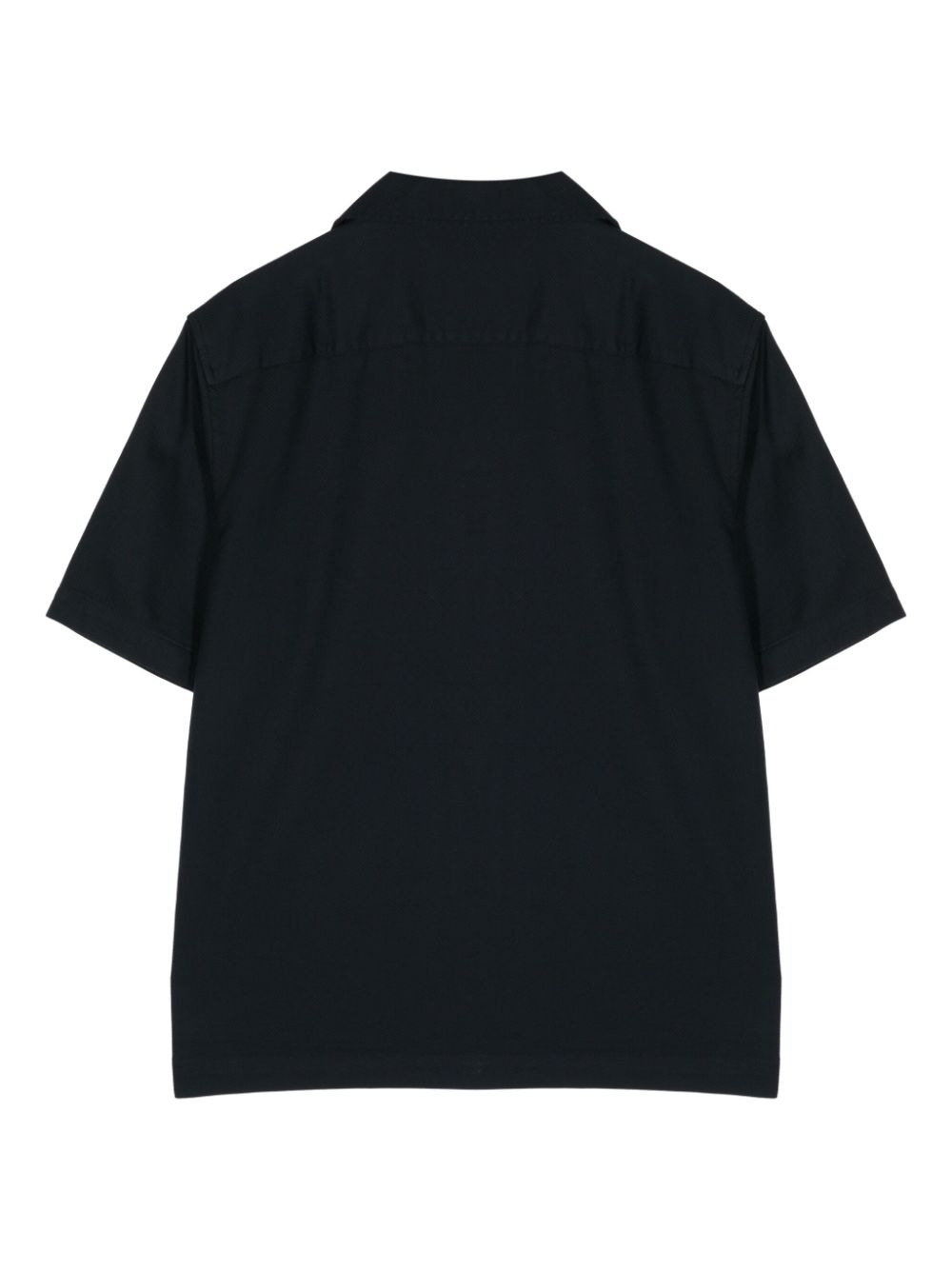 logo-embroidered cotton shirt