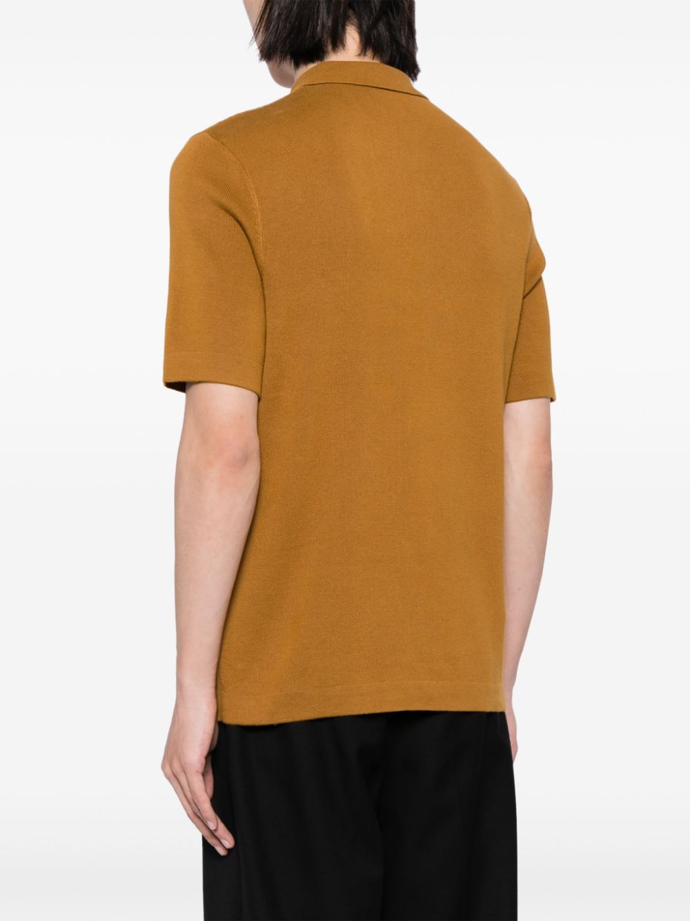 logo-embroidered cotton shirt