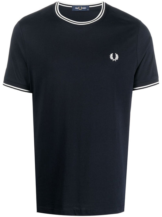 T-shirt à manches courtes avec logo brodé