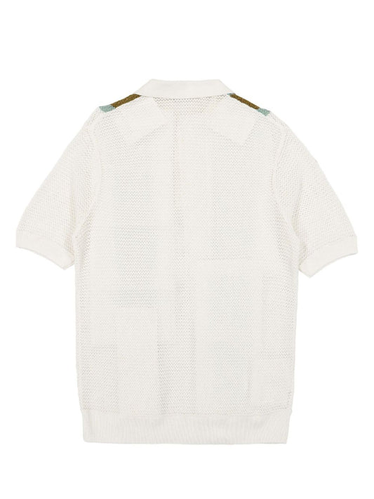 open-knit shirt