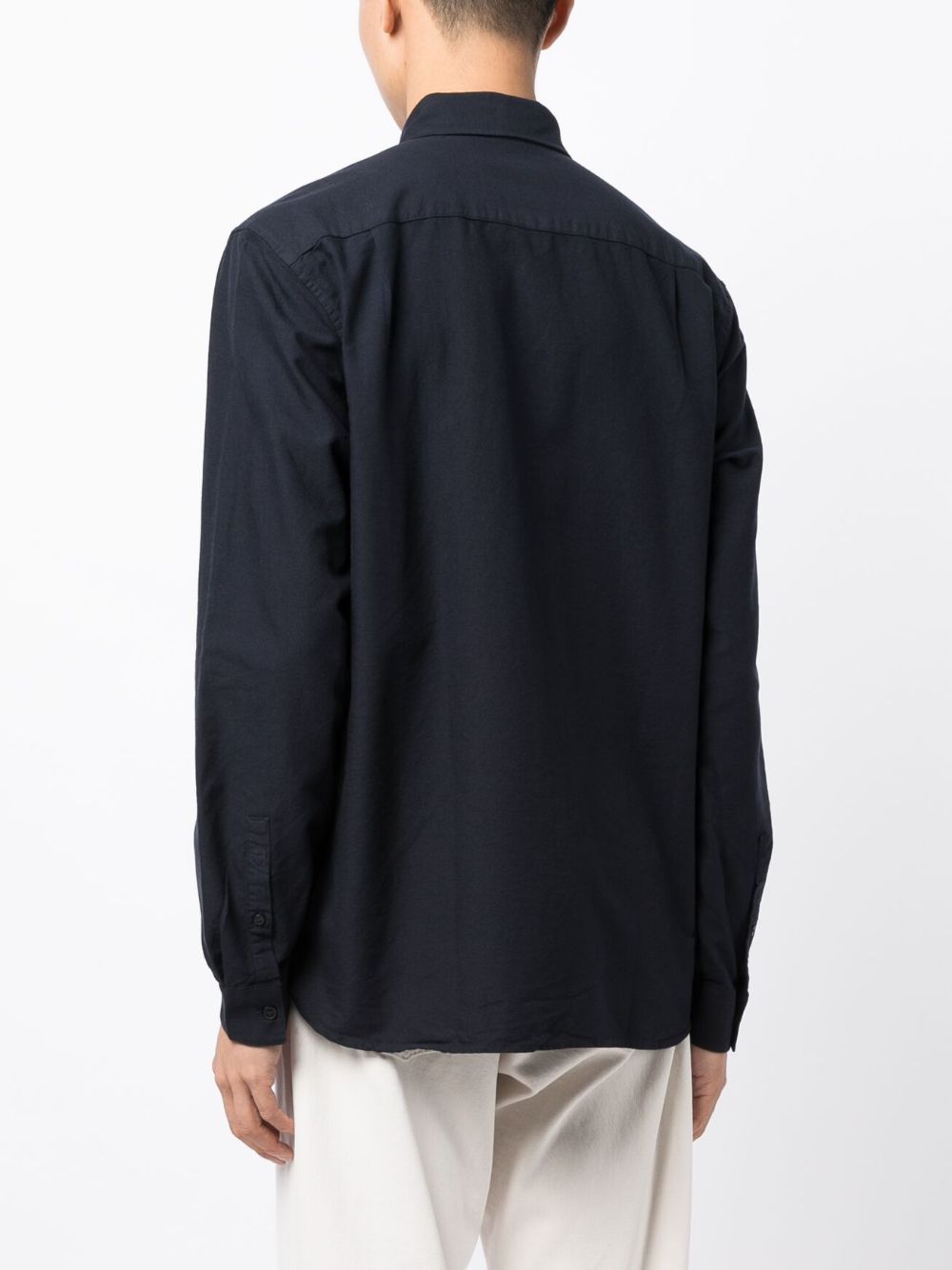 Oxford logo-embroidered cotton shirt