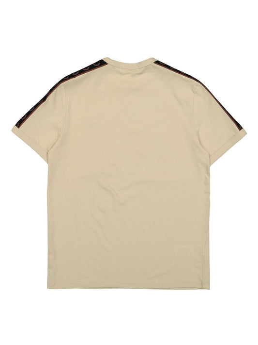 T-shirt à bandes contrastantes