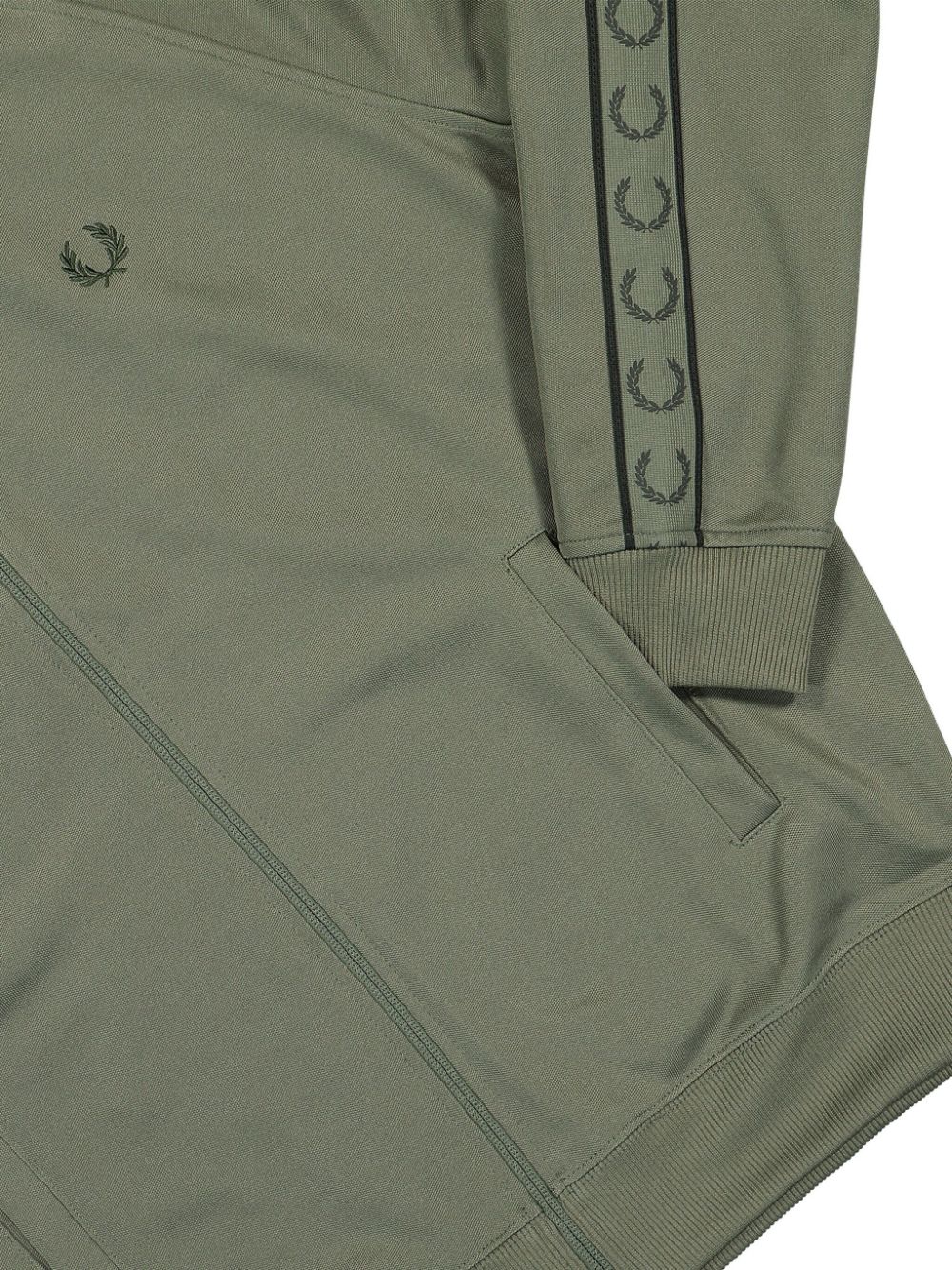 veste de survêtement à bande contrastante