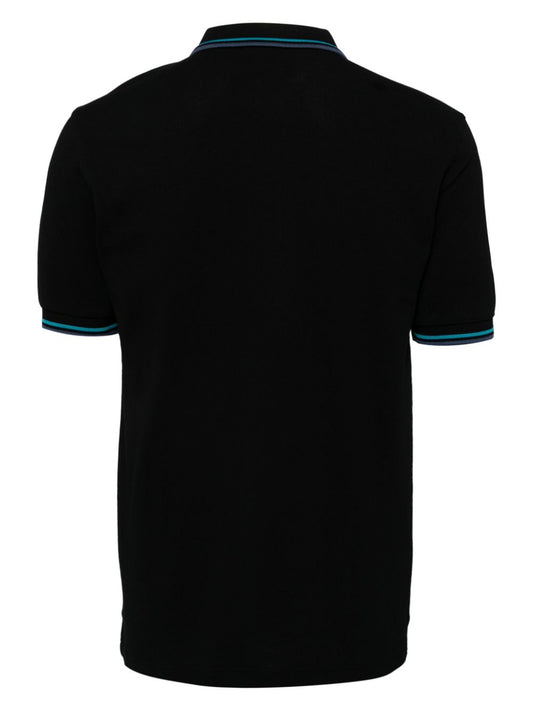 embroidered logo polo shirt