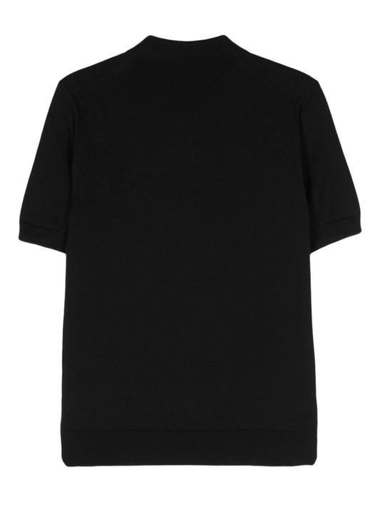 logo-embroidered polo shirt