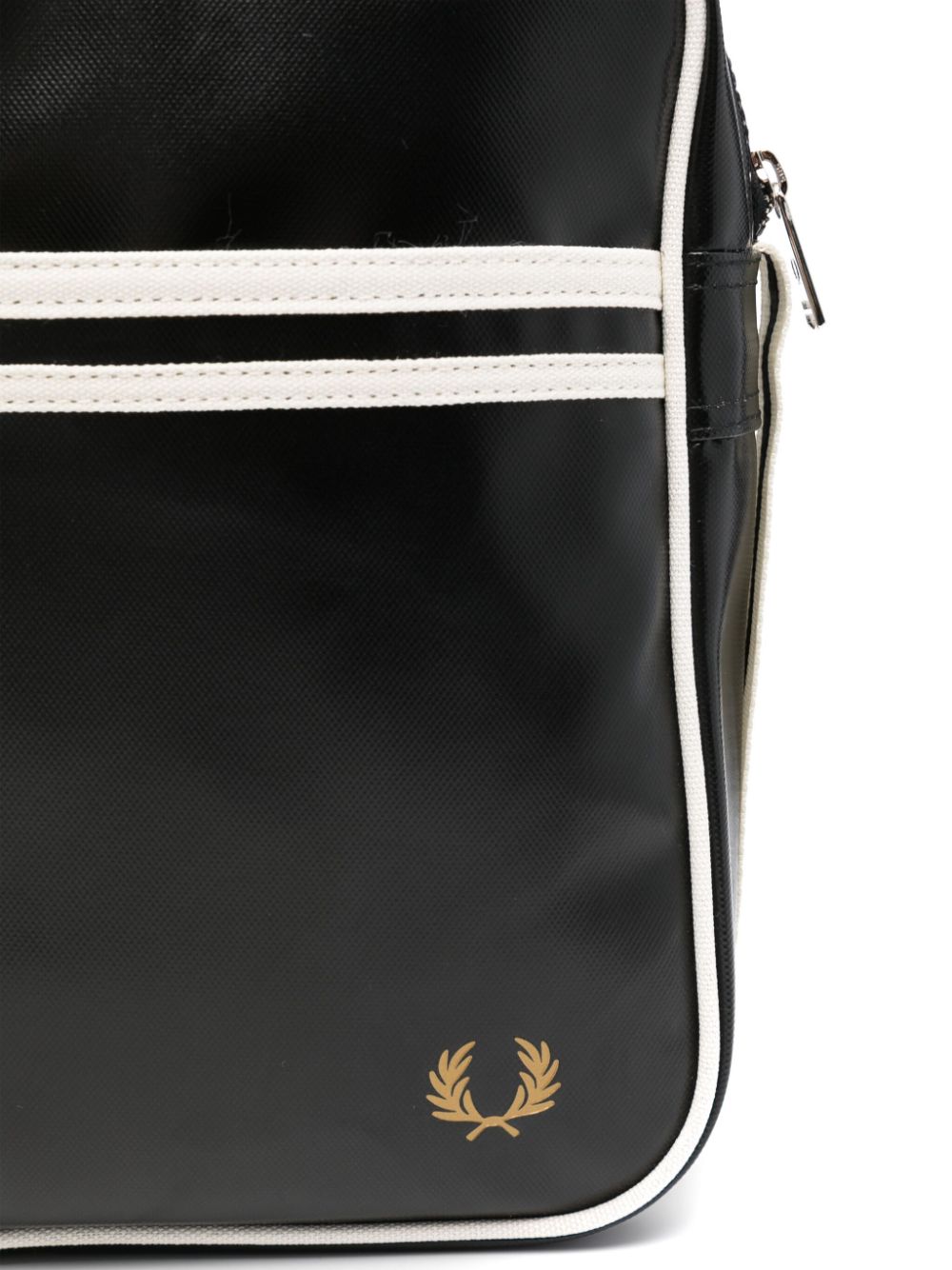 striped shoulder bag