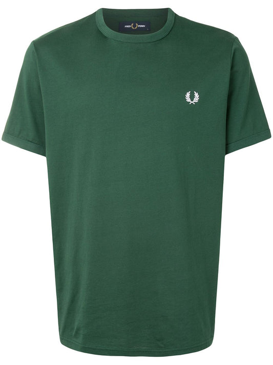 T-shirt en coton avec logo brodé