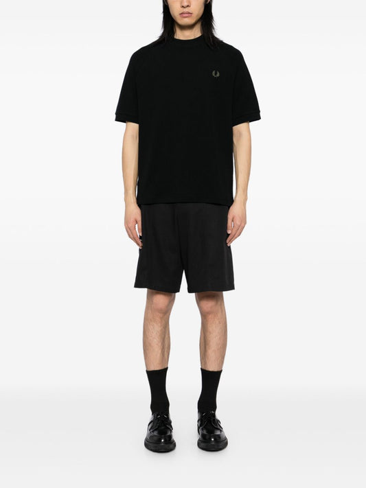 ribbed raglan-sleeved T-Shirt