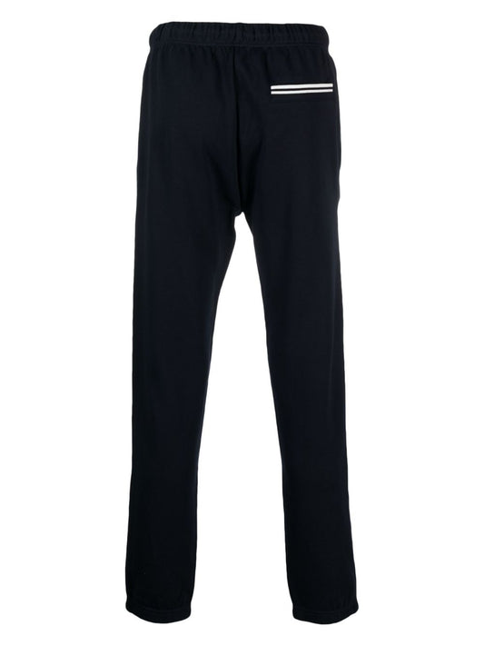 pantalon de survêtement en coton avec logo brodé
