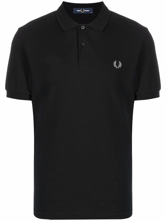 embroidered logo polo shirt
