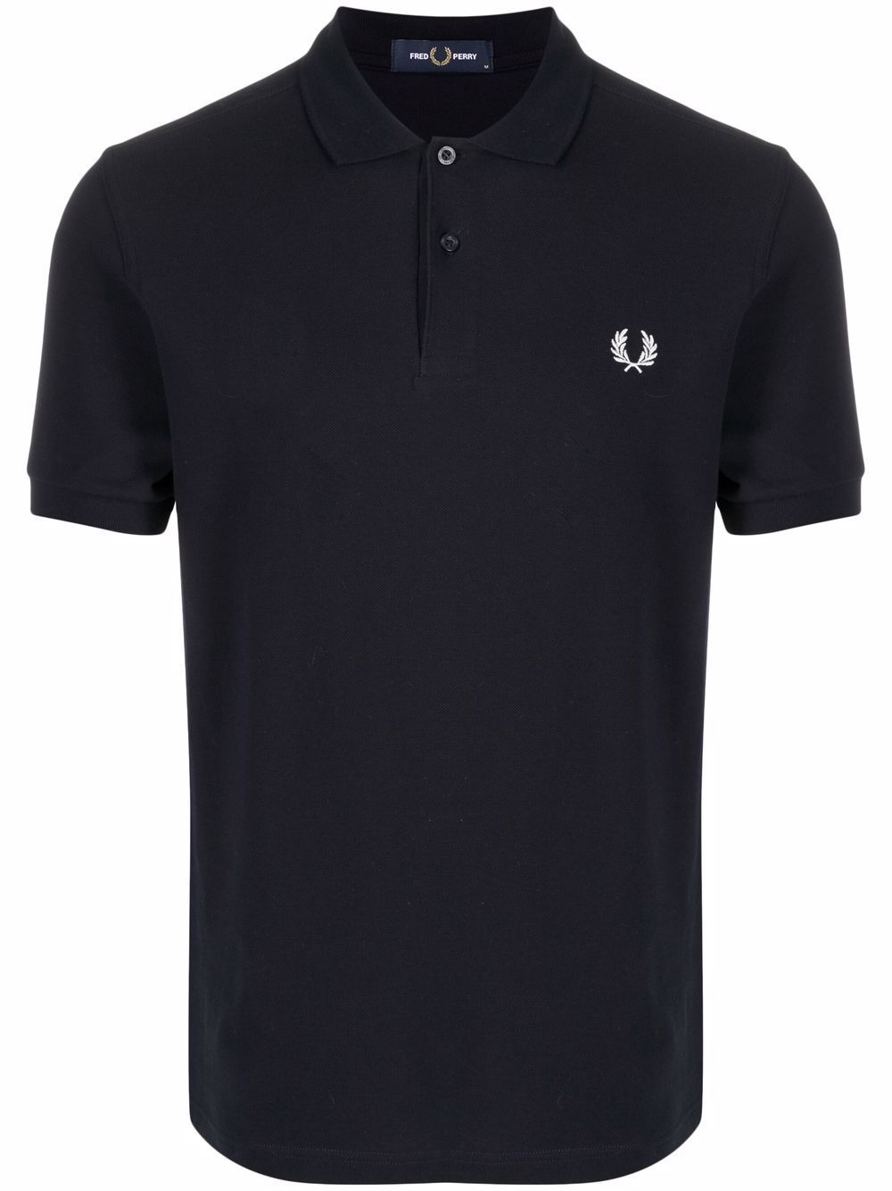 embroidered logo polo shirt