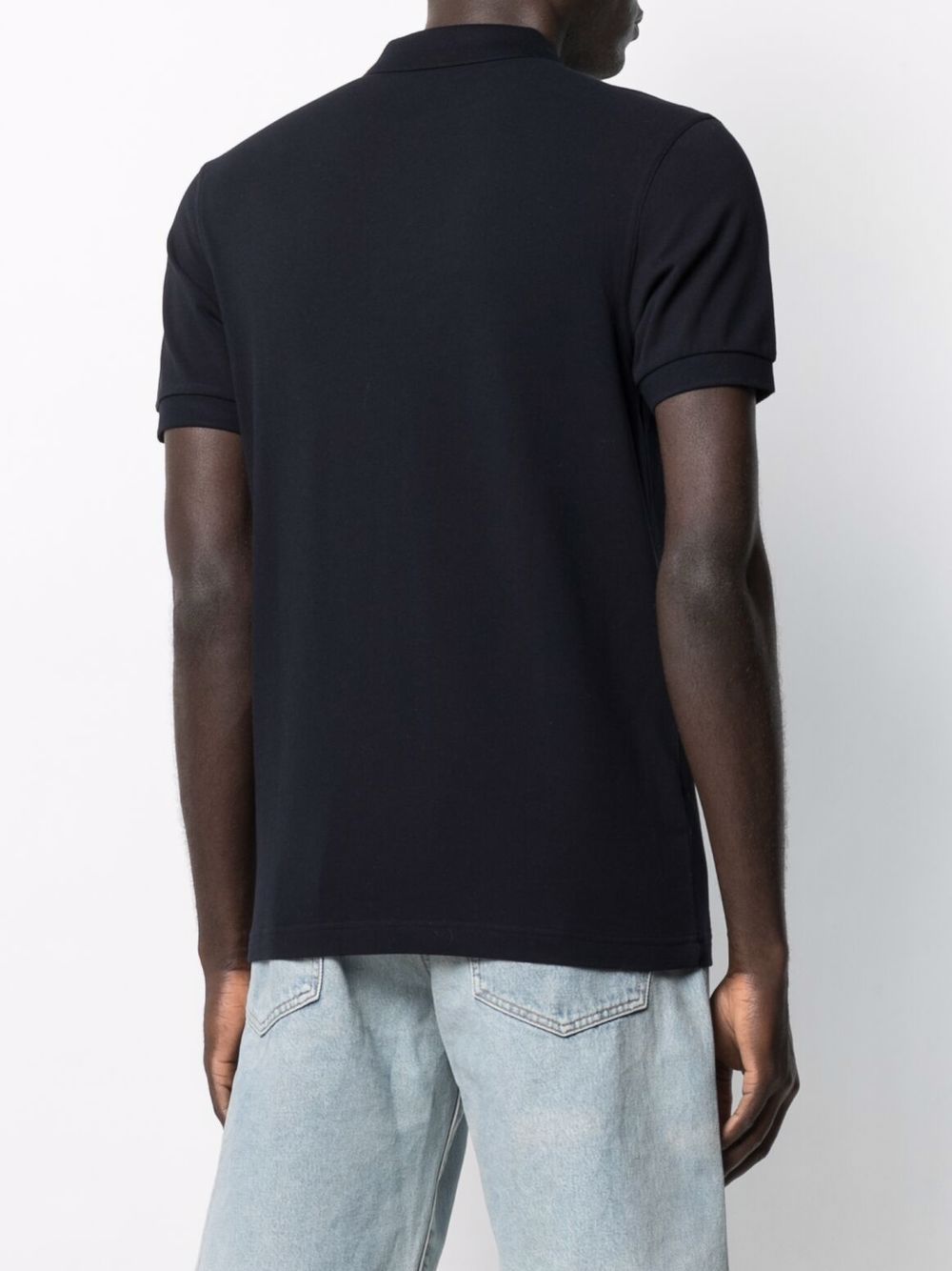 embroidered logo polo shirt
