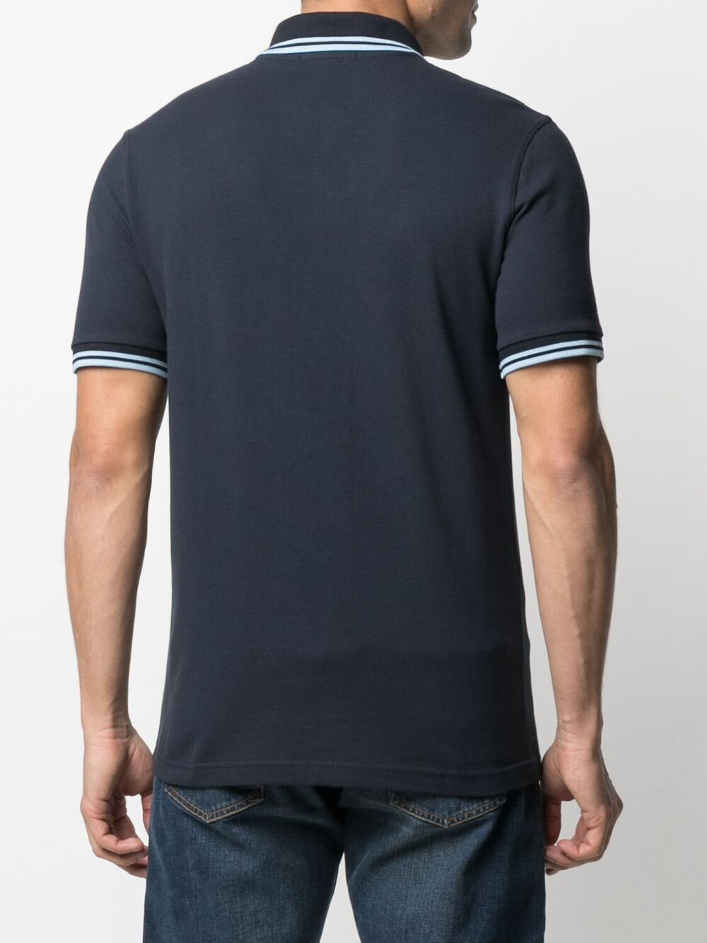 embroidered-logo polo shirt