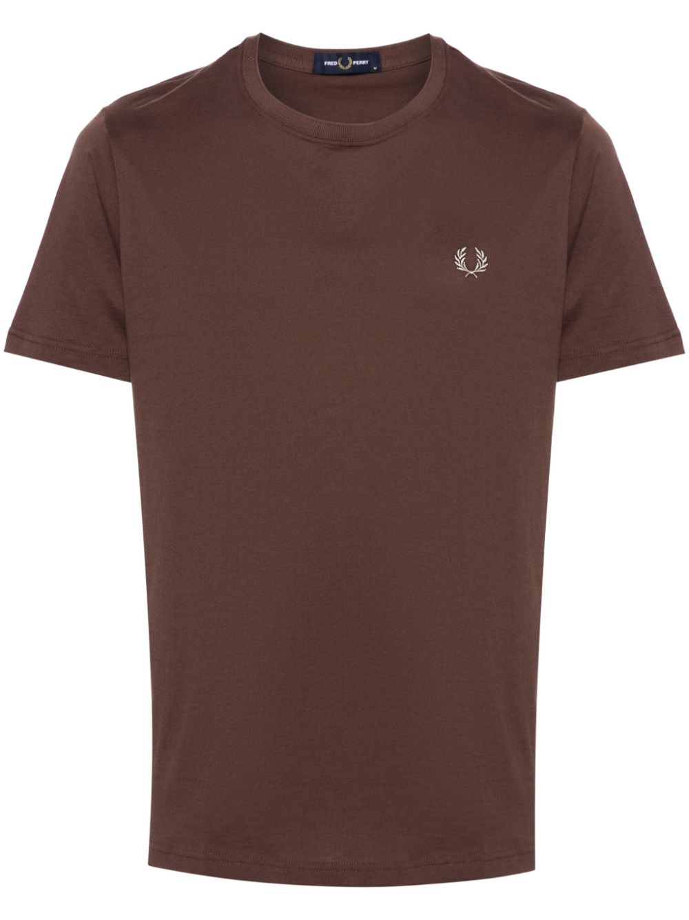 logo-embroidered cotton T-shirt