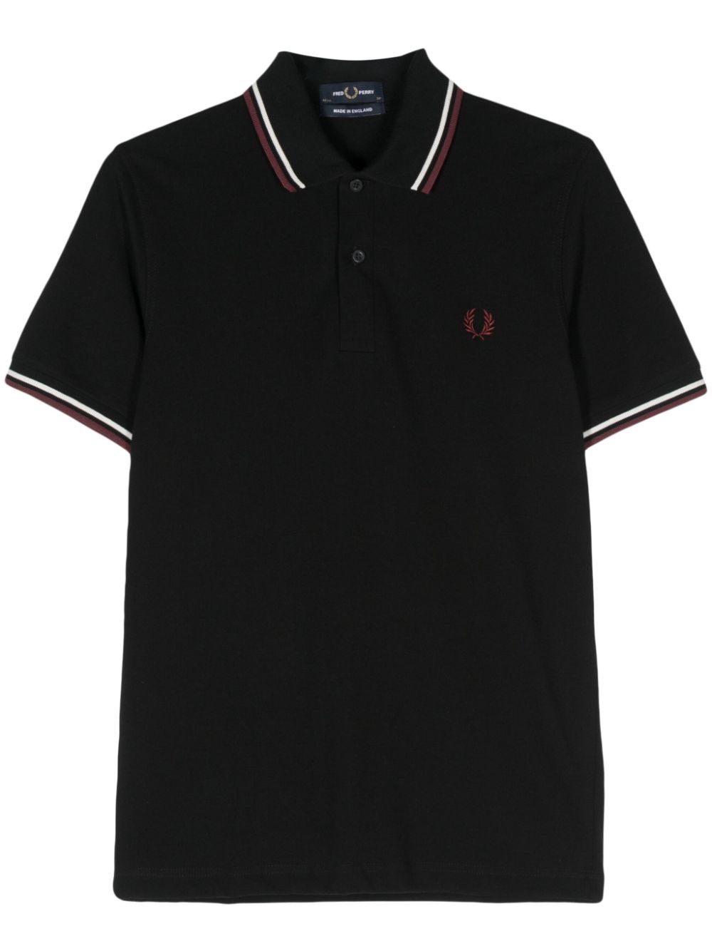 logo-embroidered polo shirt