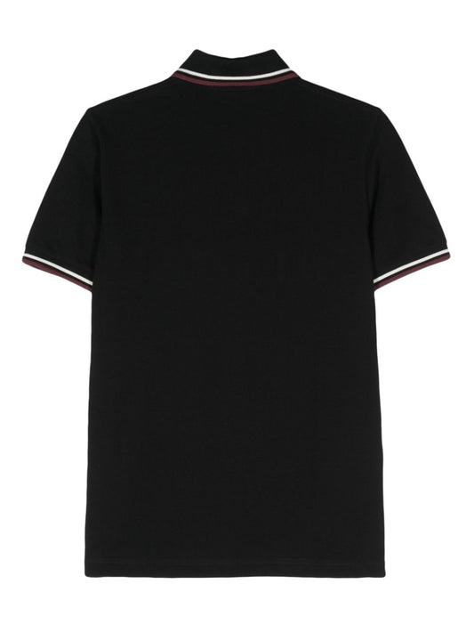 logo-embroidered polo shirt