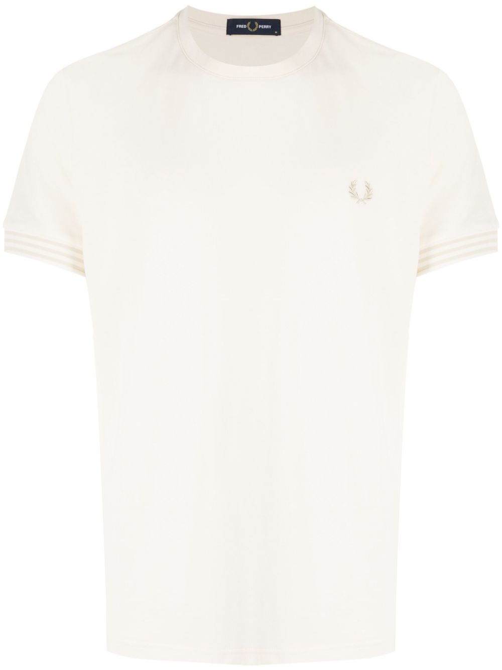 logo-embroidered cotton T-shirt