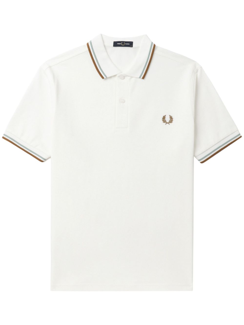 embroidered-logo cotton polo shirt